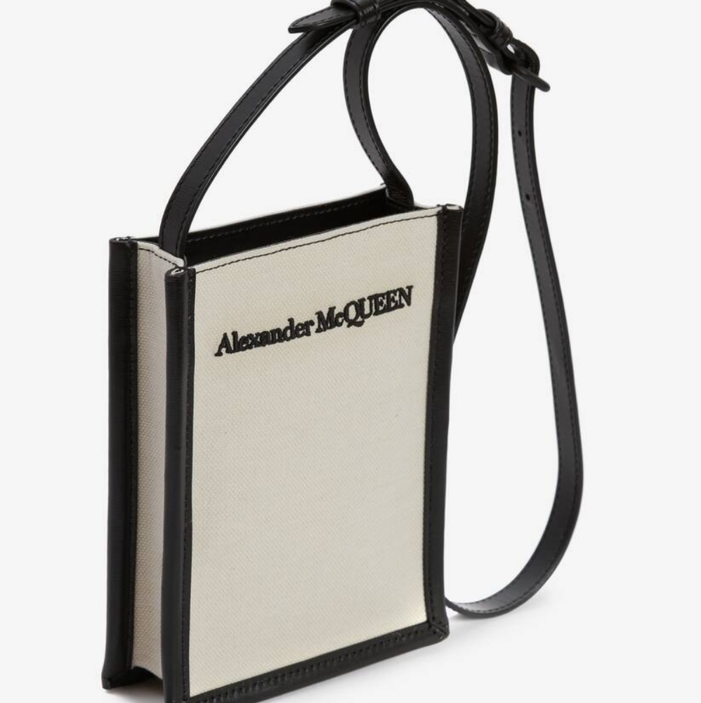 ALEXANDER MCQUEEN Canvas Crossbody Bag New w dust bag/tags/authentication card